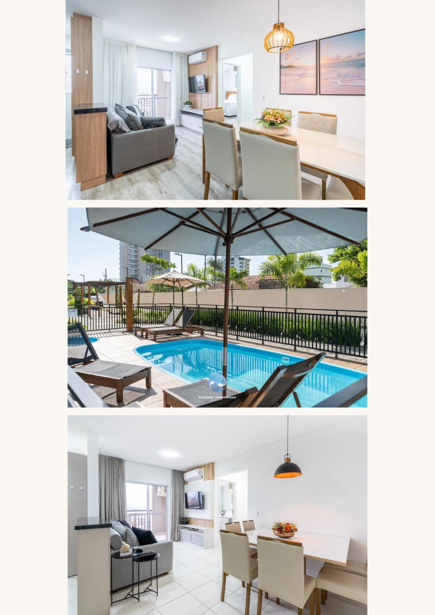 דירות Piçarras Apartamento 150M Da Praia Com Sacada, Wi-Fi Ar Condicionado, Piscina, Portaria 24H, Playground E Vaga De Garagem מראה חיצוני תמונה