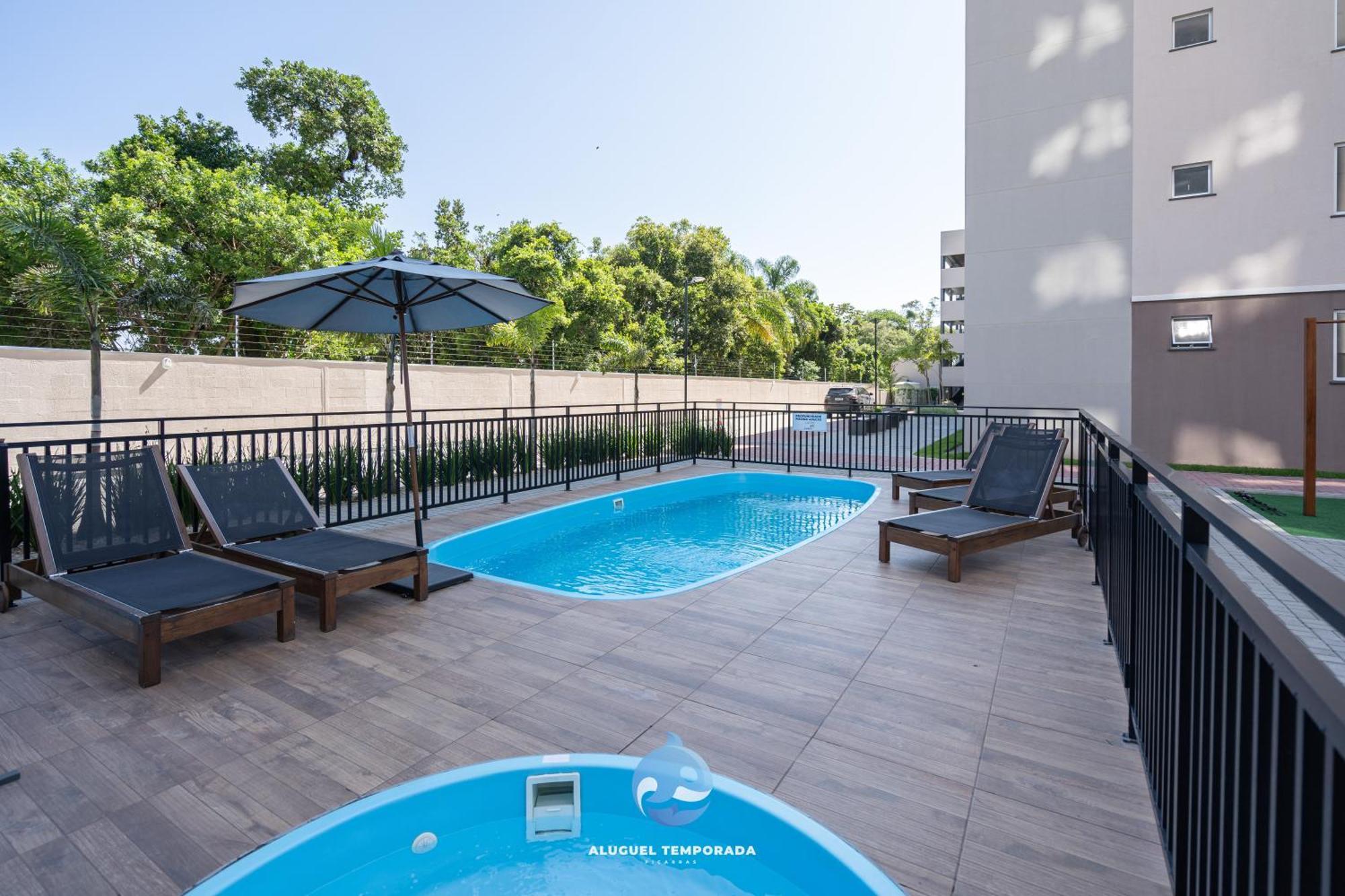 דירות Piçarras Apartamento 150M Da Praia Com Sacada, Wi-Fi Ar Condicionado, Piscina, Portaria 24H, Playground E Vaga De Garagem מראה חיצוני תמונה