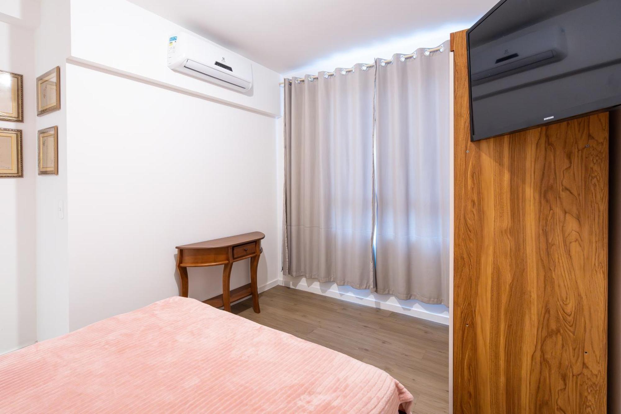 דירות Piçarras Apartamento 150M Da Praia Com Sacada, Wi-Fi Ar Condicionado, Piscina, Portaria 24H, Playground E Vaga De Garagem חדר תמונה